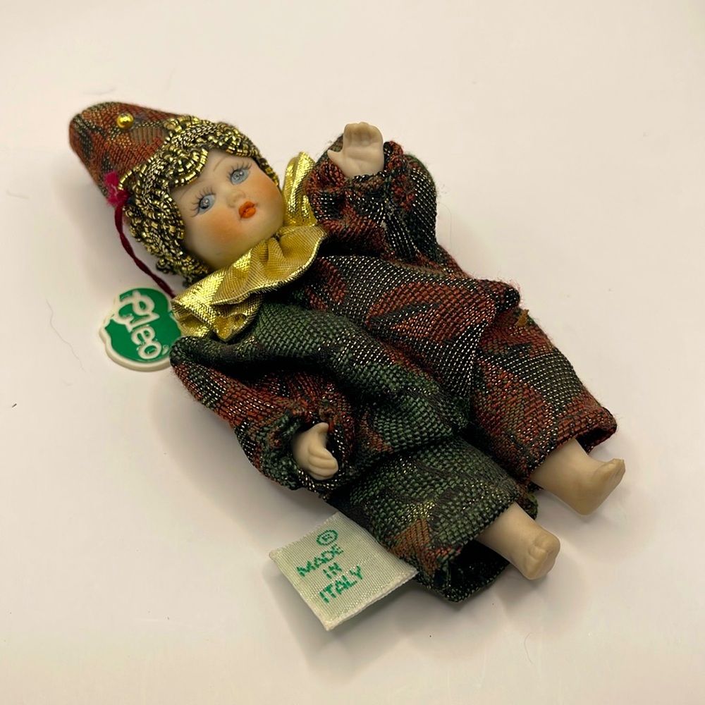 Cleo, made in Italy. Porcelain doll. NWT